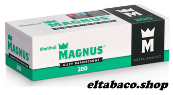 Гільзы Magnus menthol (200шт.) 8mm. Mg ment фото